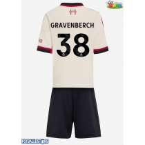 Liverpool Ryan Gravenberch #38 Bortedraktsett Barn 2025-26 Kortermet (+ Korte bukser)